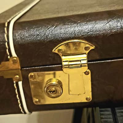 Ibanez Hard Shell Case 1980's Brown RS1400 Near NEW CONDITION Guitar case vintage Roadstar Japan WOW image 5