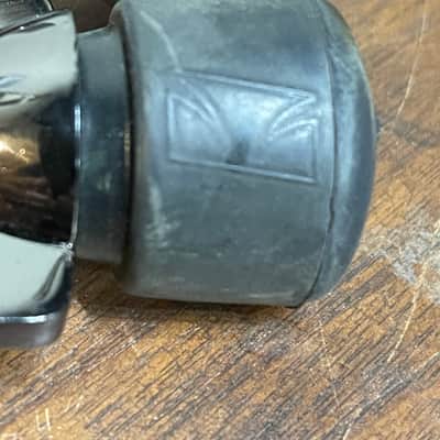 Tama Black Nickel Drum Spurs w Mounts Complete Pair image 14
