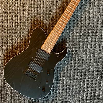 FGN Fujigen Iliad JIL72ASHDEG 2020 7-String Open Pore Black image 7