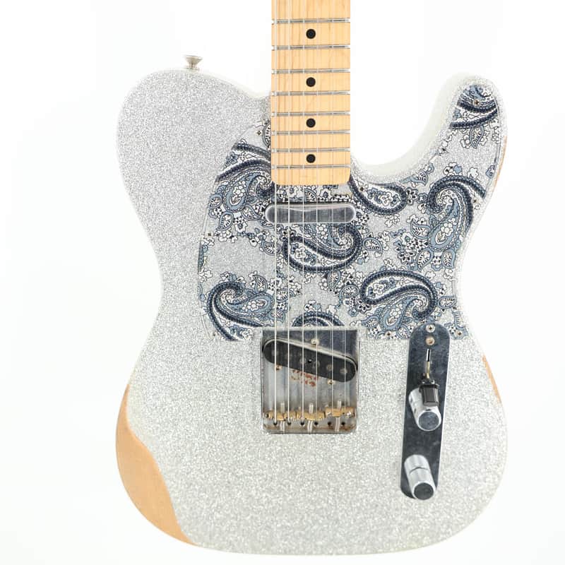 Fender Brad Paisley Road Worn Telecaster - Silver Sparkle