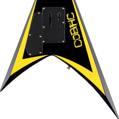 ESP LTD Alexi Laiho Signature Arrowhead 20th Anniversary Limited Edition Electric Guitar, Ebony Fingerboard, Black with Yellow image 3