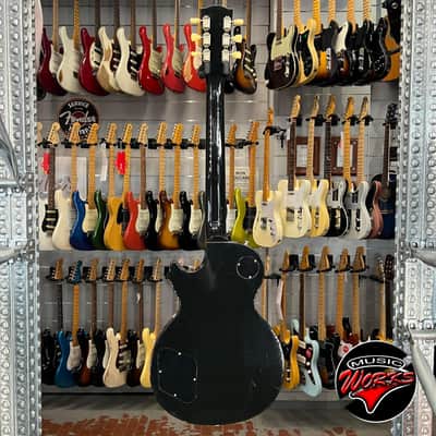 Gibson Les Paul Studio 2012 Ebony Black Repaired Hea DS Tock image 9