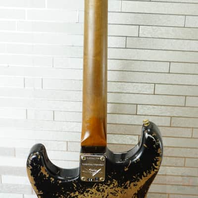 Fender Custom Shop 2025 LTD Roasted Bighead 1966 Stratocaster Super Heavy Relic - Aged Black image 12