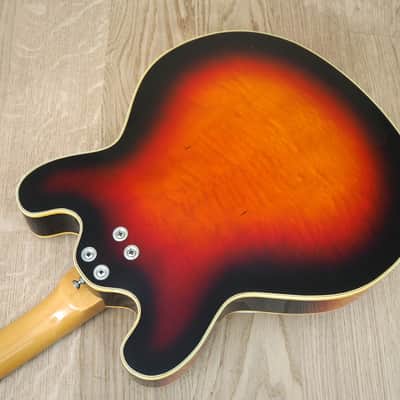 1968 Mosrite Celebrity I Vintage Hollowbody Electric Guitar w/ Case image 16