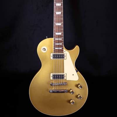Vintage 1974 Gibson Les Paul Deluxe 1974 - Goldtop with P90s and Original Mini Humbuckers image 3