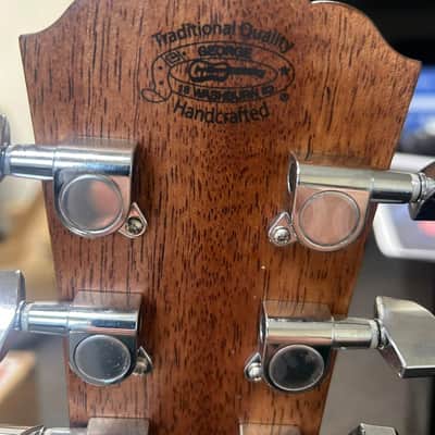 Washburn Heritage Series HD10SCE Acoustic-Electric Cutaway Dreadnought Guitar 2010s - Natural image 2