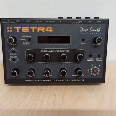 Dave Smith Instruments Tetra Desktop 4-Voice Polyphonic Synthesizer 2009 - 2016 - Black