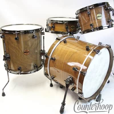 ddrum 18,12,14+14"PWSE 418 NW Paladin 4pc Drum Set Speakeasy, Natural Walnut Bop image 20