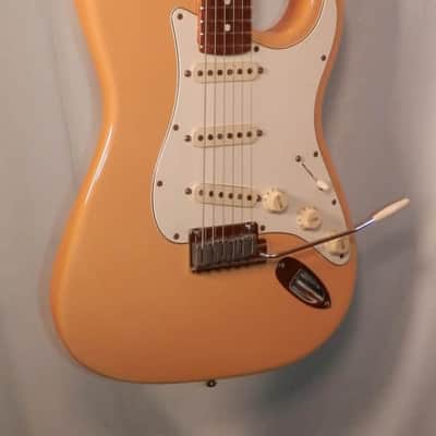 Fender American Standard Stratocaster Vintage White / Butterscotch electric guitar with case vintage 1984-88 AS-IS image 7