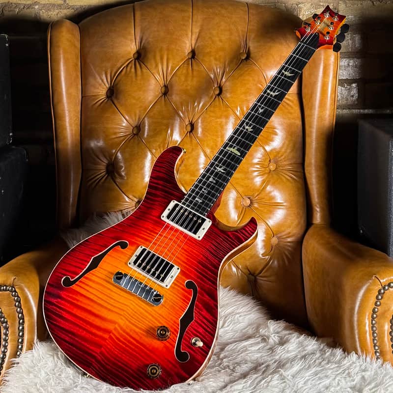 2018 PRS Private Stock #7439 Hollowbody II Dragon’s Breath Glow Custom Electric Guitar W/ Original Hardshell Case & Paperwork! image 1