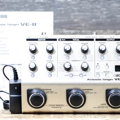Boss VE-8 Acoustic Singer Compact Acoustic Guitar and Vocal Multi-Effects Pedal image 7