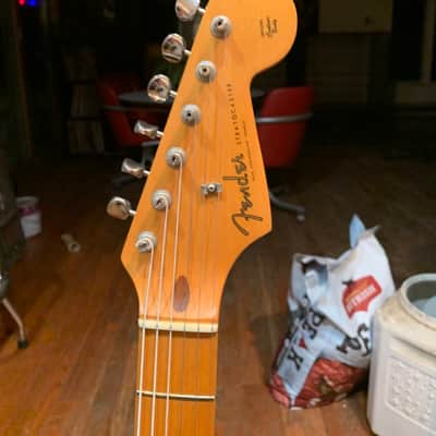 Fender Stratocaster AVRI 57’ Reissue 1989 2 tone Sunburst image 4