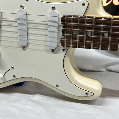 Fender American Elite Stratocaster Strat Electric Guitar - Olympic Pearl image 6