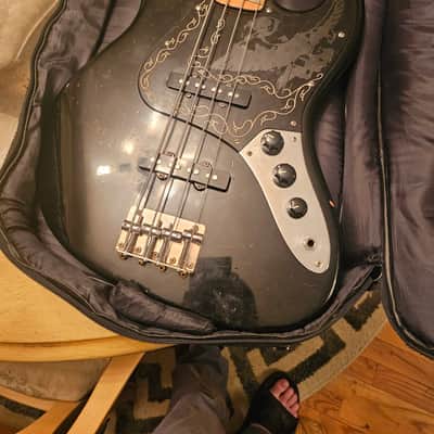 1978 Ibanez 2609B Professional Black Eagle Double Cutaway 4-String Bass with Maple Fretboard - Black image 11
