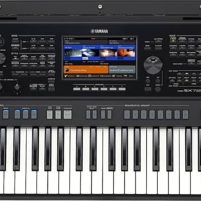 Yamaha PSR-SX720+ 61-Key Arranger Workstation Keyboard, Black image 1