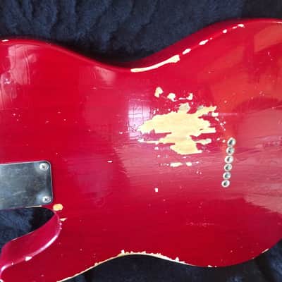 GJ2 Hellhound Sugar Pine Heavy Relic 2015 Trans Vintage Red custom shop telecaster image 12