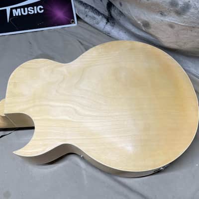 Glen Burton GE775-NT Chicago Hollowbody Archtop Jazz Box Guitar Natural image 14