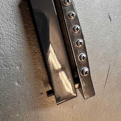 Carlino Rock Bottom Bridge/sustain block / tailpiece System 2025 - Gloss Black image 5