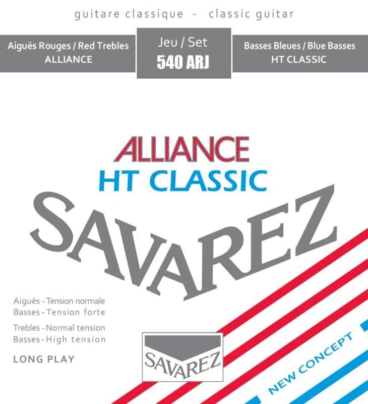 Savarez 540 ARJ - Classical Guitar Strings - Normal Tension Carbon Trebles/High Tension Basses image 1