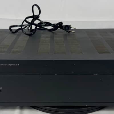 NAD 214 Stereo Power Amplifier - Black image 1