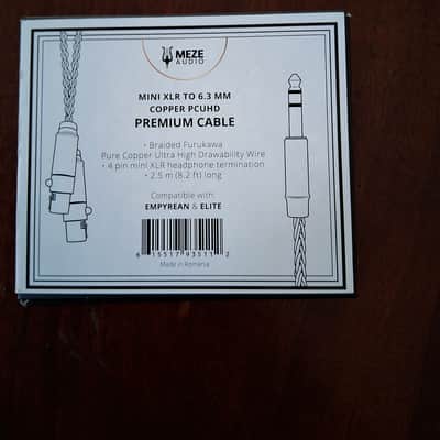 Meze Mini XLR Copper PCUHD Premium Cable 8.2 feet to 6.3 mm image 2