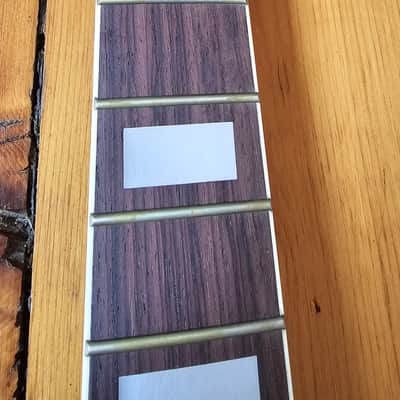 Custom 24inch big headstock vintage look left handed roasted maple electric guitar 2024 image 2