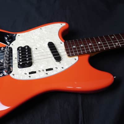 Fender Kurt Cobain Mustang KC-MG/LH FRD 2012 Fiesta Red Oranj-stang  Left-Handed MIJ image 10