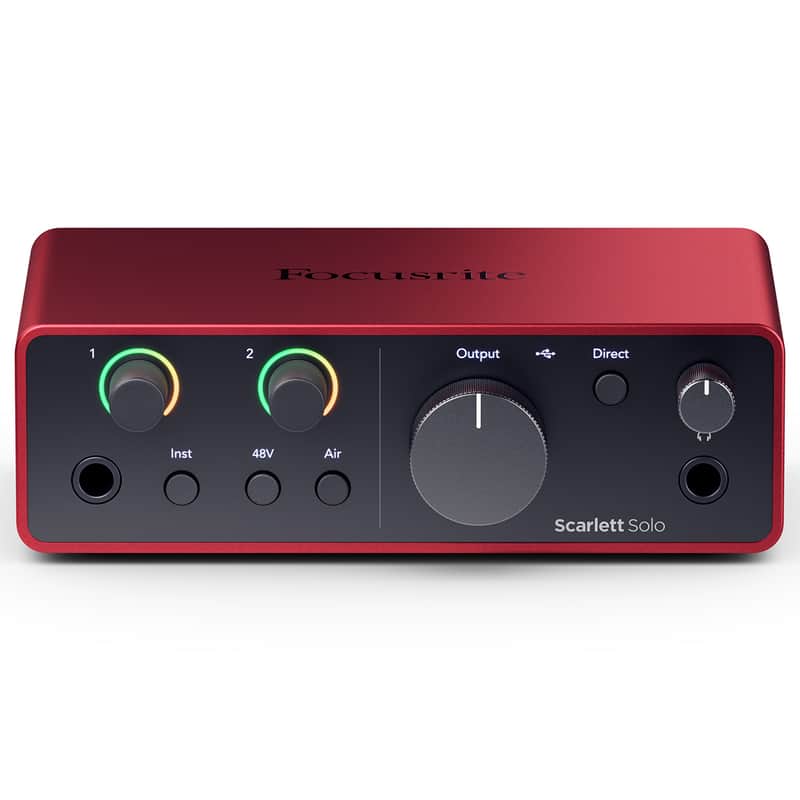 Focusrite Scarlett Solo USB Audio Interface (4th Gen) (Demo Deal) image 1