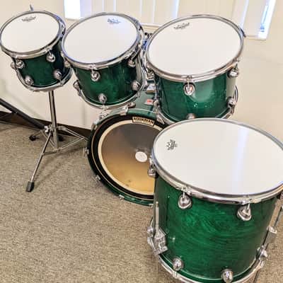 Premier Genista 5pc Drum Set In Terraverde Green Lacquer. image 9