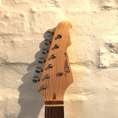 ! Vision ST-5 electric guitar in translucent blue - Strat style ! image 10