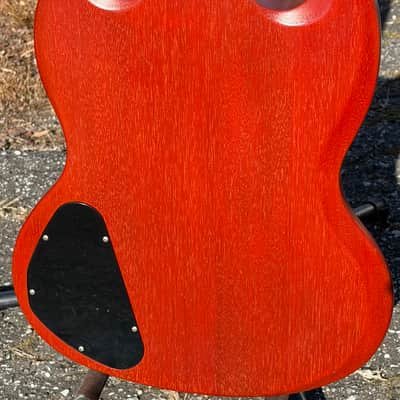 2002 Gibson SG Special Faded W/Ebony Fretboard and Crescent Moon Inlays Heritage Cherry image 7