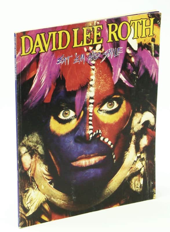 David Lee Roth-Eat 'Em And Smile Sheet Music Book / Authorized Dealer image 1