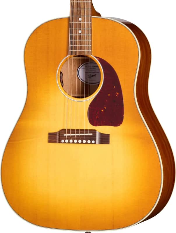 Gibson J-45 Standard Dreadnought Acoustic-Electric Guitar, Solid Spruce Top, Heritage Cherry Sunburst image 1