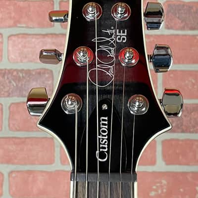 PRS SE Custom 24 Semi-hollow Piezo Electric Guitar - Charcoal Burst image 5
