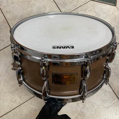 Pearl Masters Custom Maple 🍁 2000’s - Golden Bronze Glitter ✨ Lacquer image 4