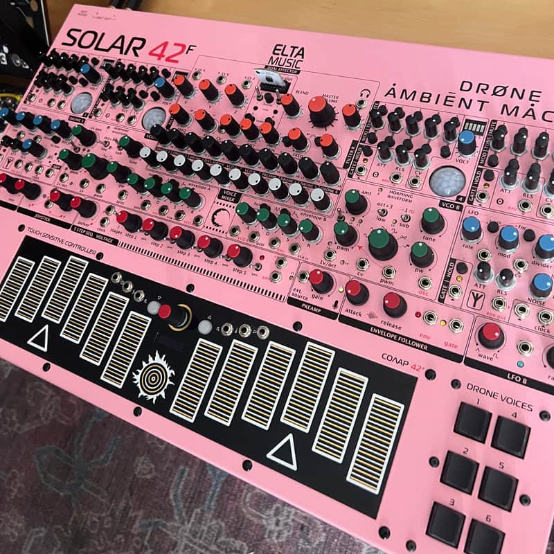 Elta Music Solar 42F Ambient Machine Drone Synthesizer (Pink) image 1