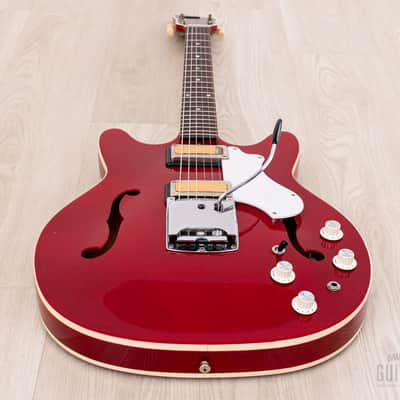 1968 Kay Clermont S667 Vintage Hollowbody Guitar Near-Mint, Valco-Made w/ "Power Tone" Gold Foils, Case image 11