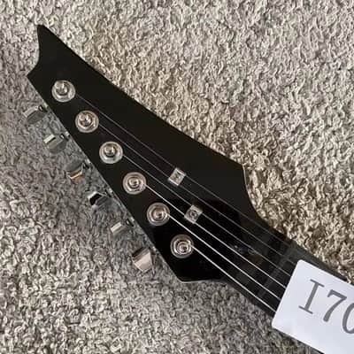 Grey Burst SSH Guitar Tiger Maple Top Basswood Body, Maple Neck image 10