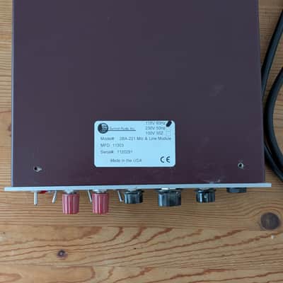 Summit Audio 2BA-221 Mic and Line Module 2010s - Silver image 3