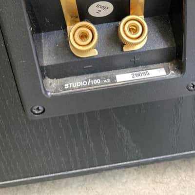Paradigm tower speakers  Studio 100 v2 1999 Black image 7