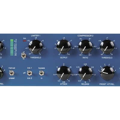 Tube-Tech LCA 2B Dual Channel Tube VCA Compressor / Limiter 2010s - Blue image 1