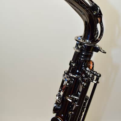 Cannonball A4 Big Bell Stone Series Standard Alto Saxophone, Polished Black Nickel w/ Case image 20