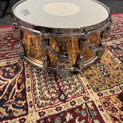 Gretsch G4169B USA Custom Bronze 6.5x14" 20-Lug Snare Drum 2016 - Present - Polished Bronze image 2