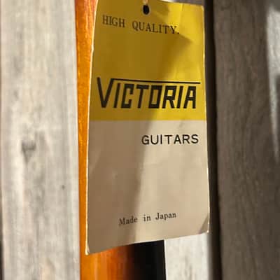 Groovy 1960's Victoria Electric Guitar Sunburst, Made In Japan, Tiesco with Hang Tags ! image 18