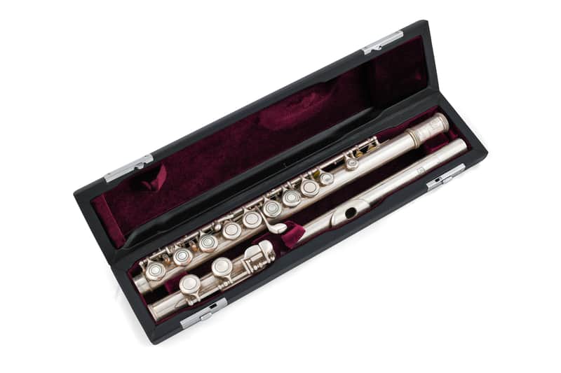 C Foot Silver Heavy Wall Trevor James Virtuoso II Silver Intermediate Flute + Warranty image 1