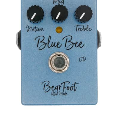 NEW BLUE BEE Bass Overdrive by BearFoot FX! "The Ultimate Bearfoot Blueberry OD!" **FREE SHIPPING!** image 2