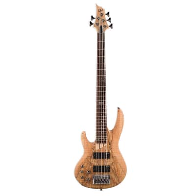 ESP LTD B-205SM Left-Handed 5-String Bass Guitar - Natural Satin- B-Stock image 2