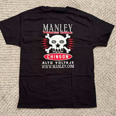 Manley Labs High Voltage T-Shirt – Black – Size Medium image 1