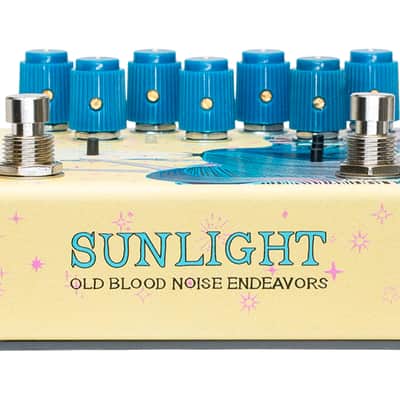 Old Blood Noise Endeavors Sunlight Stereo Dynamically Held Reverb Pedal (Yellow) image 2