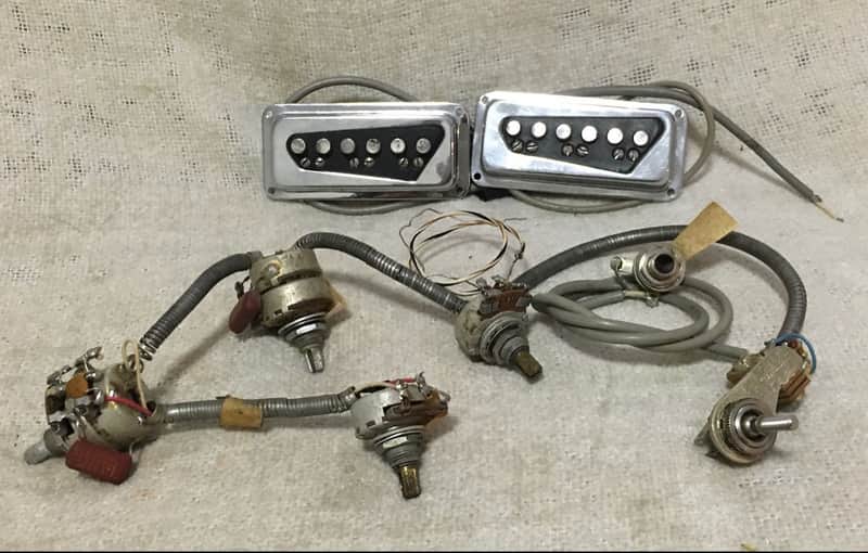 1959 DeArmond Dynasonic Pickups for Martin D-18E, GT-70, GT-75, F-50, F-55, F-65 image 1